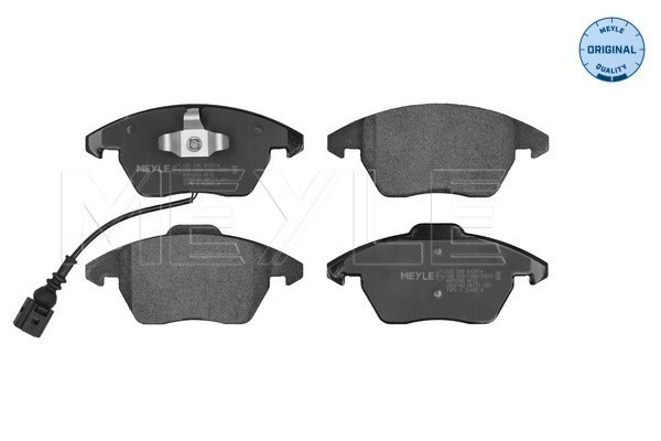 Meyle Remblokkenset Vooras, Breedte 1: 155 mm, Breedte 2 [mm]: 157 mm, Hoogte 1: 66 mm, Hoogte 2: 72 mm,